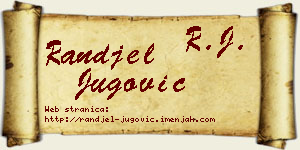 Ranđel Jugović vizit kartica